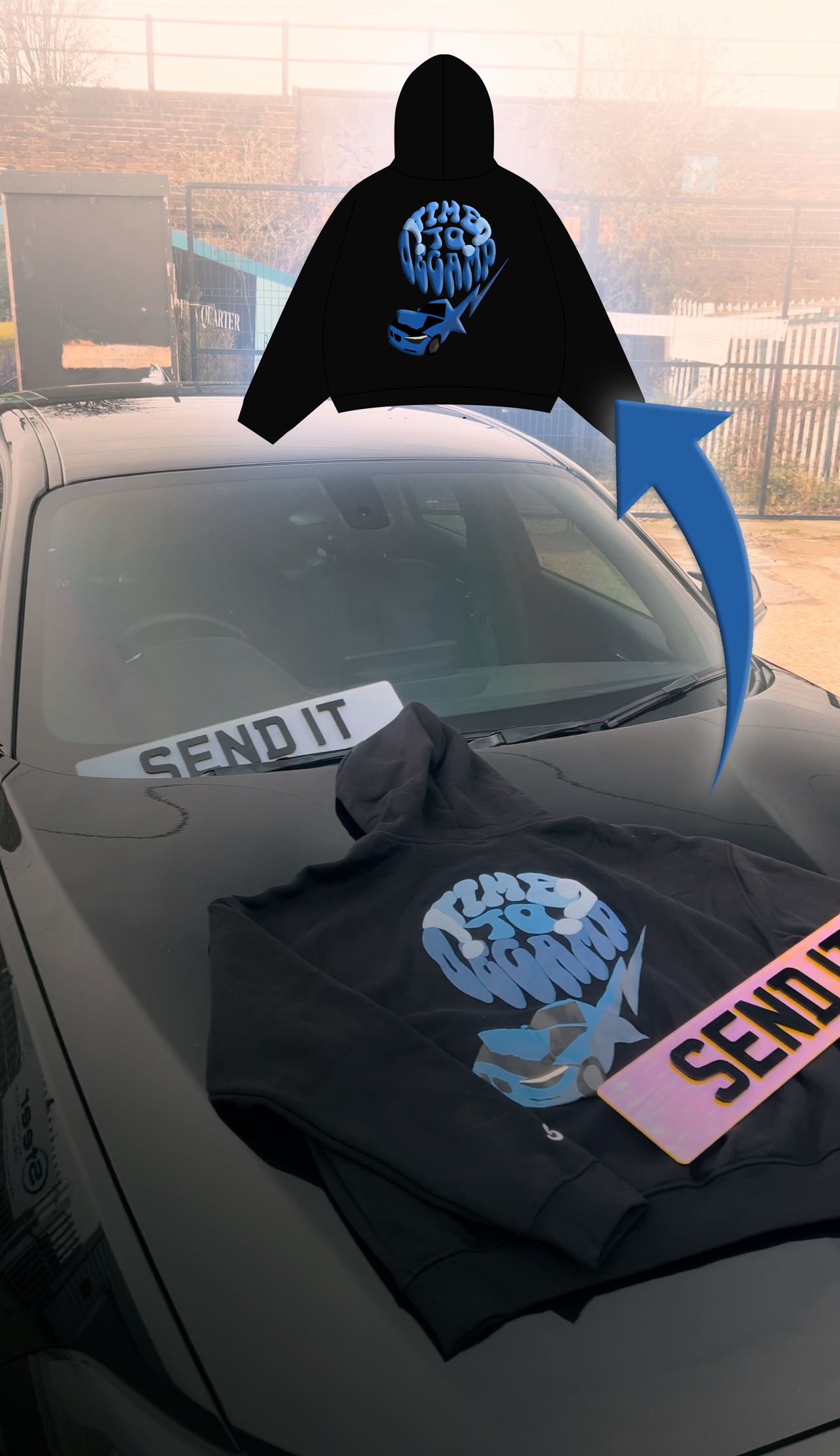 TIME TO DECAMP HOODIE